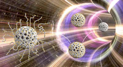 Synthesis and Characterization of Poly(styrene-<i>co</i>-divinylbenzene) Microspheres with Polystyrene Brushes Containing Trimercaptotriazine Obtained from Surface Initiation with Bromoacetyl and Chloromethyl Groups